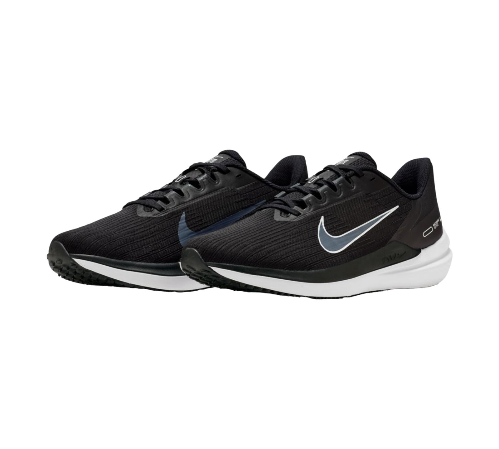 M NIKE AIR WINFLO 9 BLACK SMOKE GREY